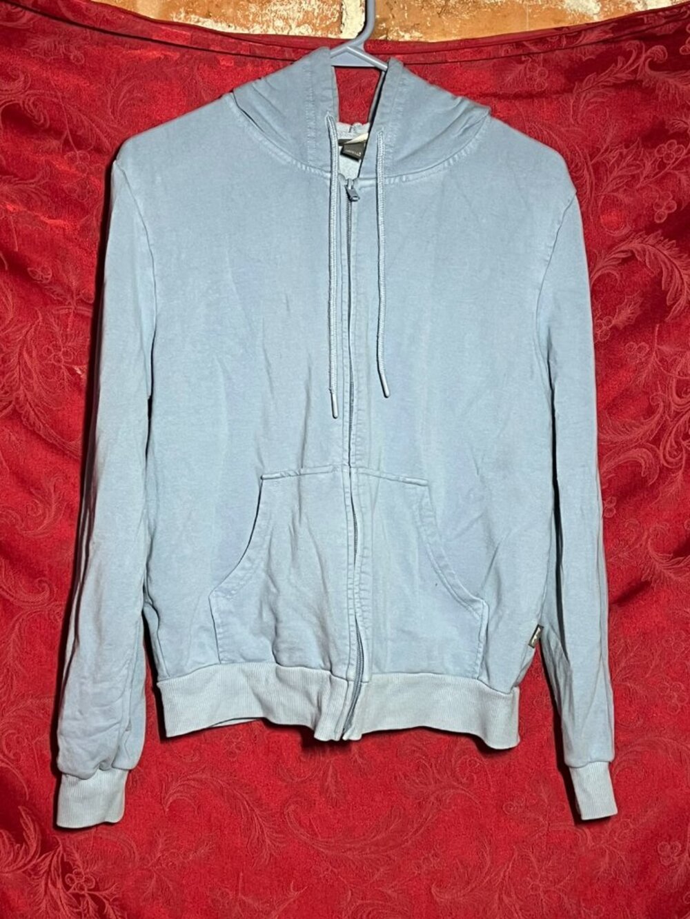 Eddie Bauer Light Blue Full Zip Hoodie Size S